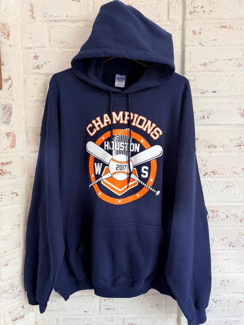 Houston Astros 2017 World Series Champions Hoodie 3XL Gildan NWOT